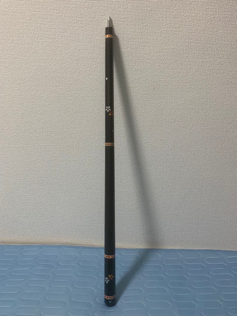 木製ビリヤードキュー 花模様バットのみ