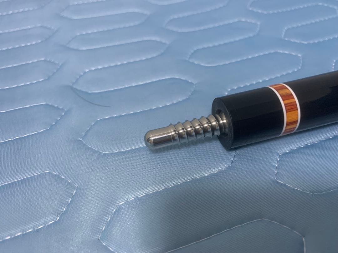 木製ビリヤードキュー 花模様バットのみ