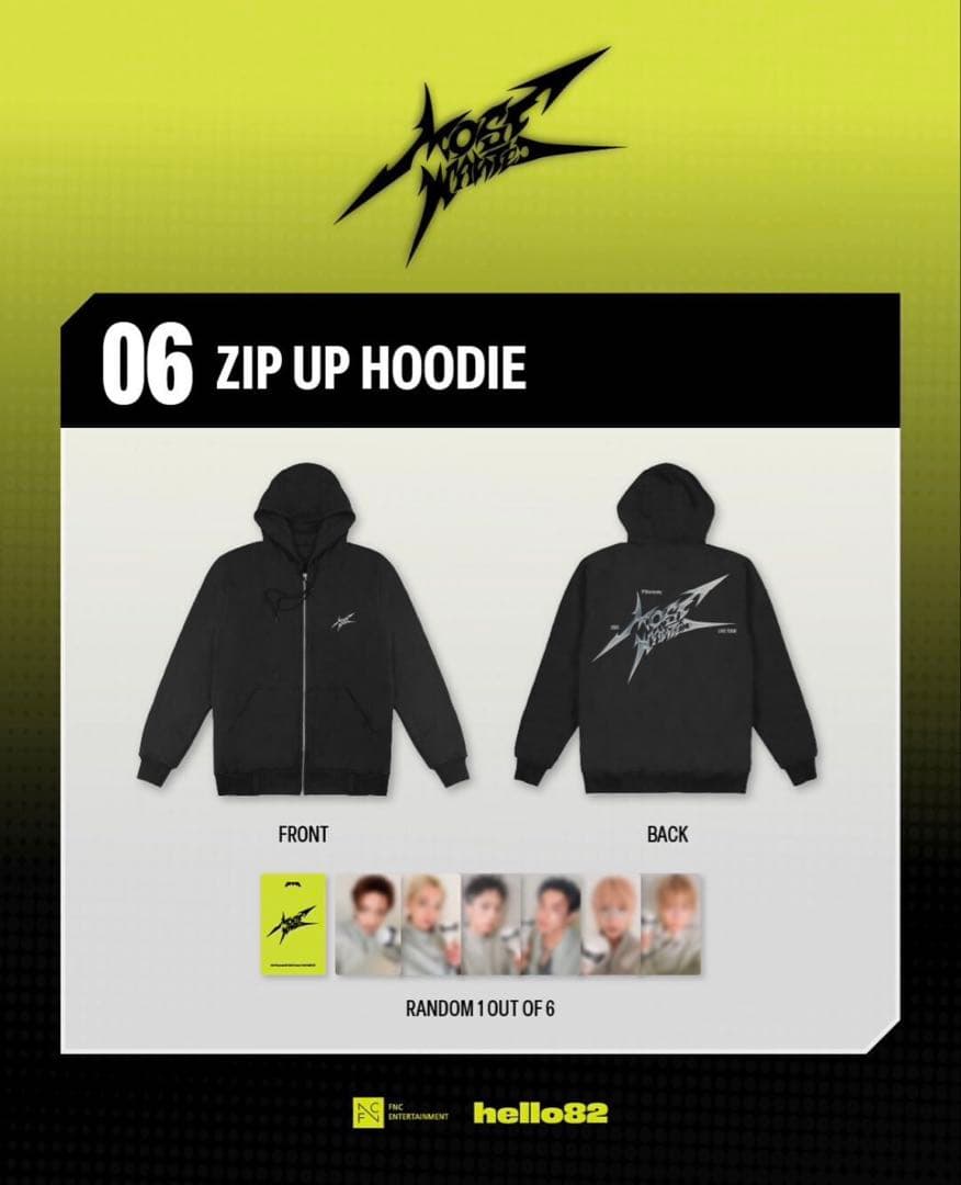 p1harmony インタク ヨーロッパツアー パーカー封入トレカ