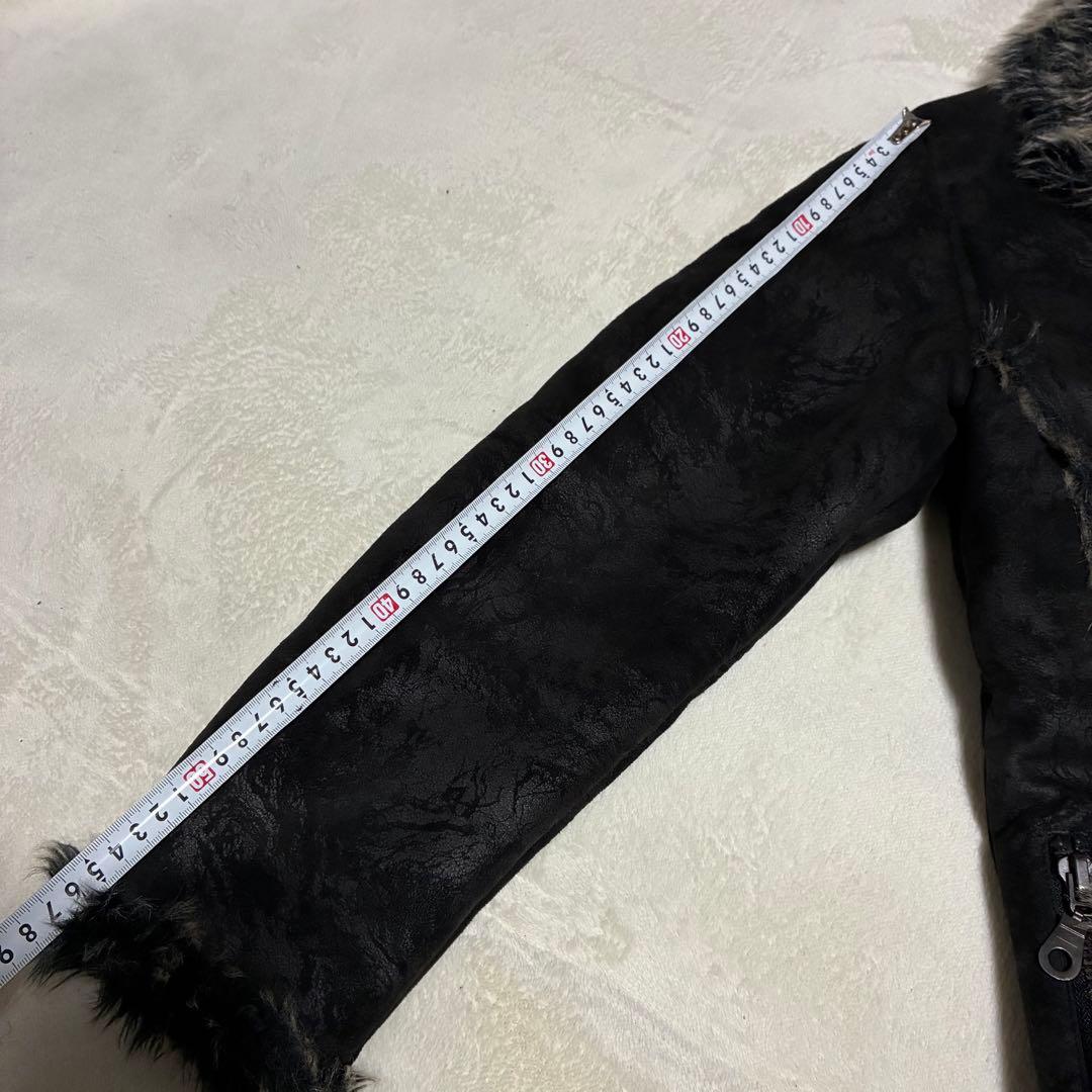 00s in the attic ファームートンハーフコート y2kブラック M