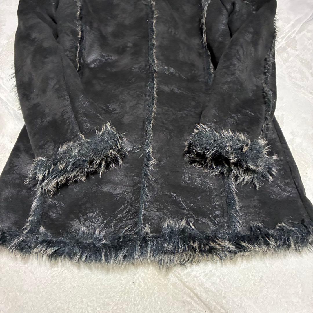 00s in the attic ファームートンハーフコート y2kブラック M