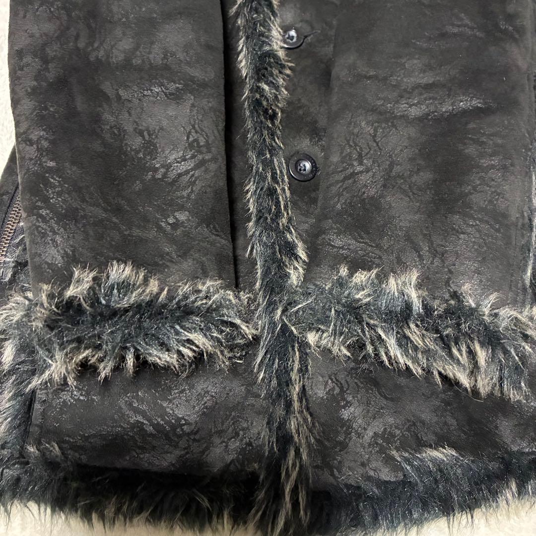 00s in the attic ファームートンハーフコート y2kブラック M