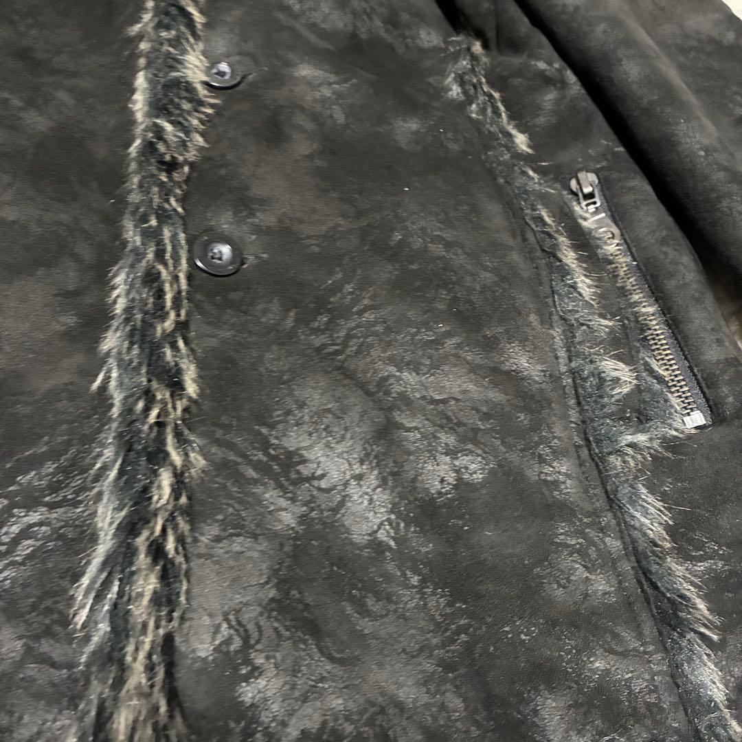 00s in the attic ファームートンハーフコート y2kブラック M