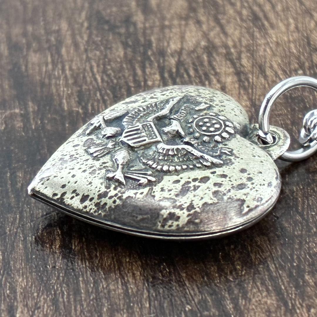 スウィートハートジュエリー陸軍 白頭鷲 イーグル シルバーヴィンテージネックレス