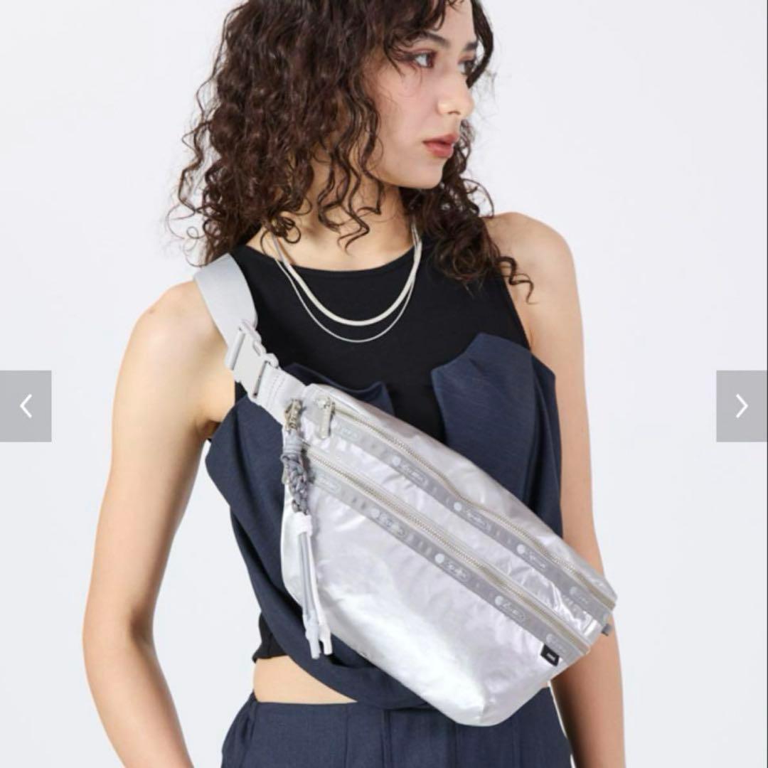 美品✨　LeSportsac×Ameri DX Belt Bag シルバー