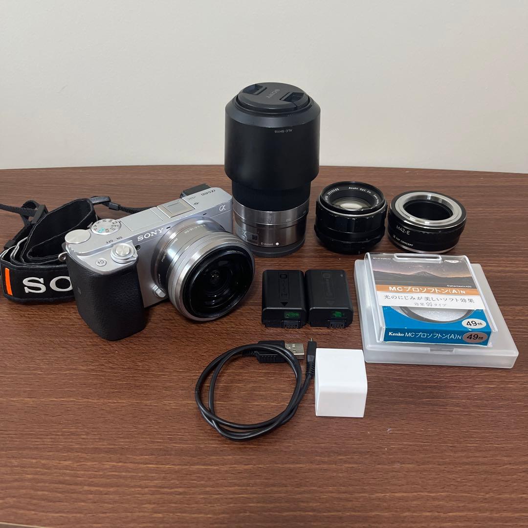 SONY α6400 シルバー 【レンズ・おまけ付け】