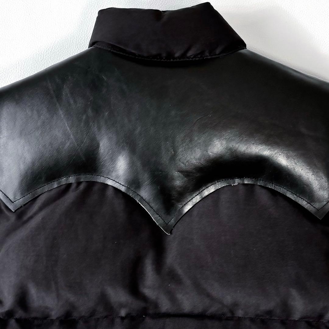 シュガーケーン SUGAR CANE ダウンベスト ブラック S