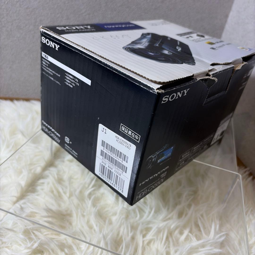 【極美品】SONY HDR-CX550V ビデオカメラ 付属品多数