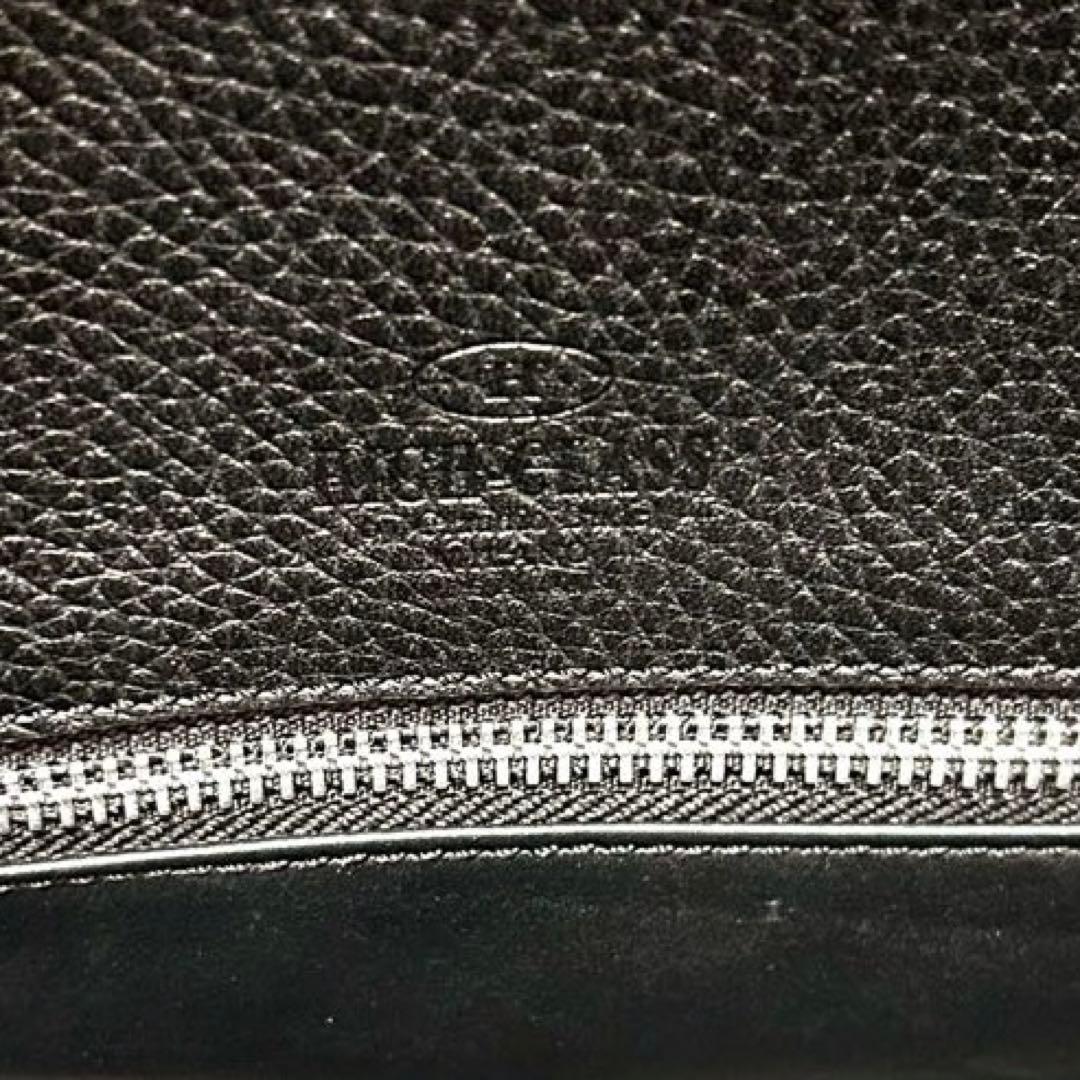 美品　HIGH CLASS ハンドバッグ　トートバッグ　35 シボ革　ブラック