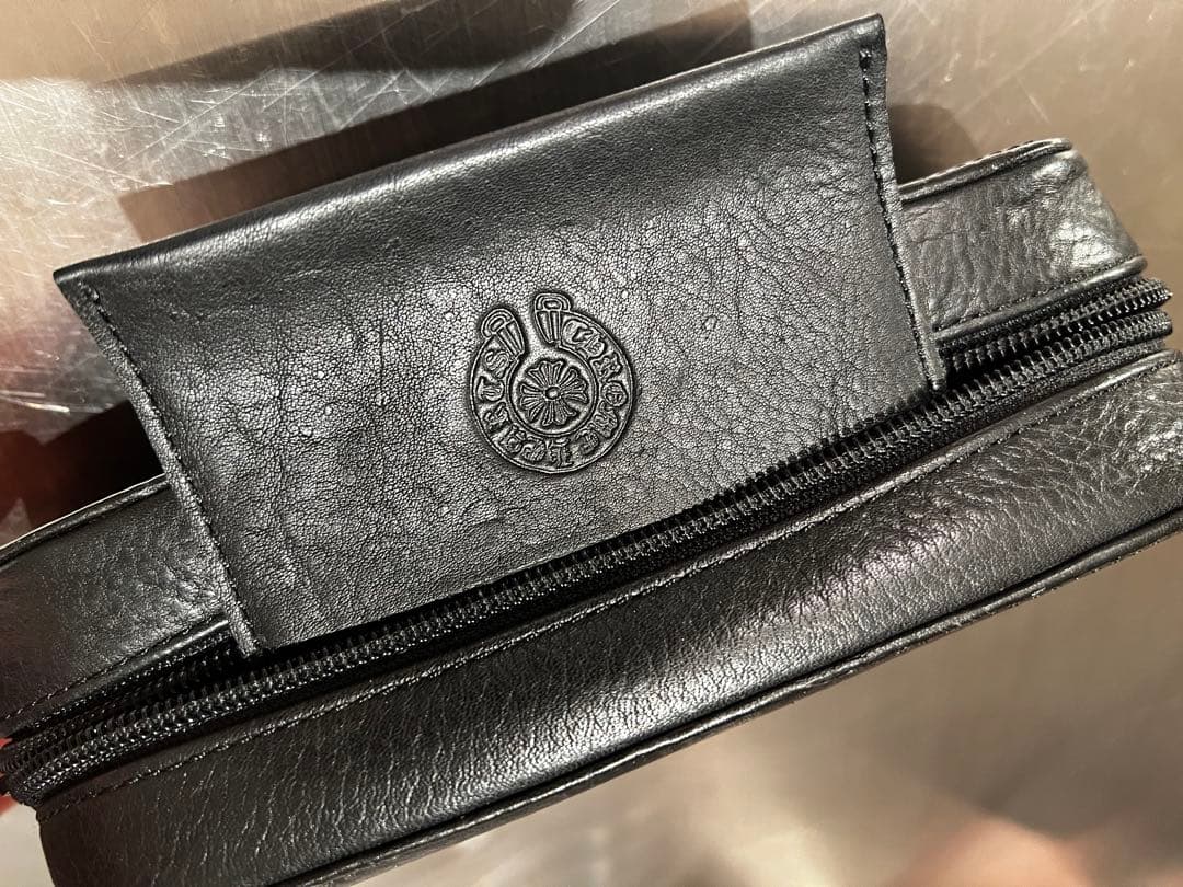 CHROME HEARTS メガネケース/眼鏡ケース/ダガージップ　美品