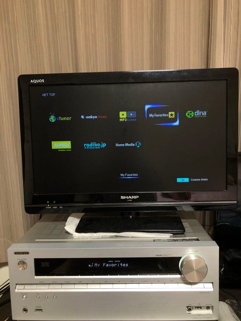 実働品ONKYO 7.1ch対応AVレシーバーTX-NR616S 新品リモコン付