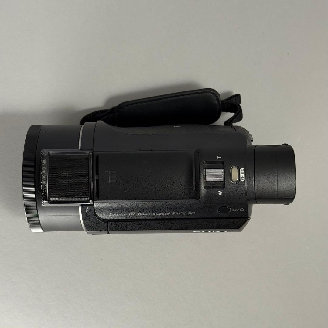 SONY 4Kビデオカメラレコーダー FDR-AX60+バッテリーパック大2個