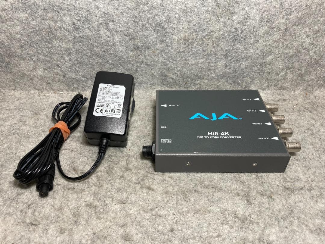 ●AJA Hi5-4K HD-SDI to HDMI変換機！