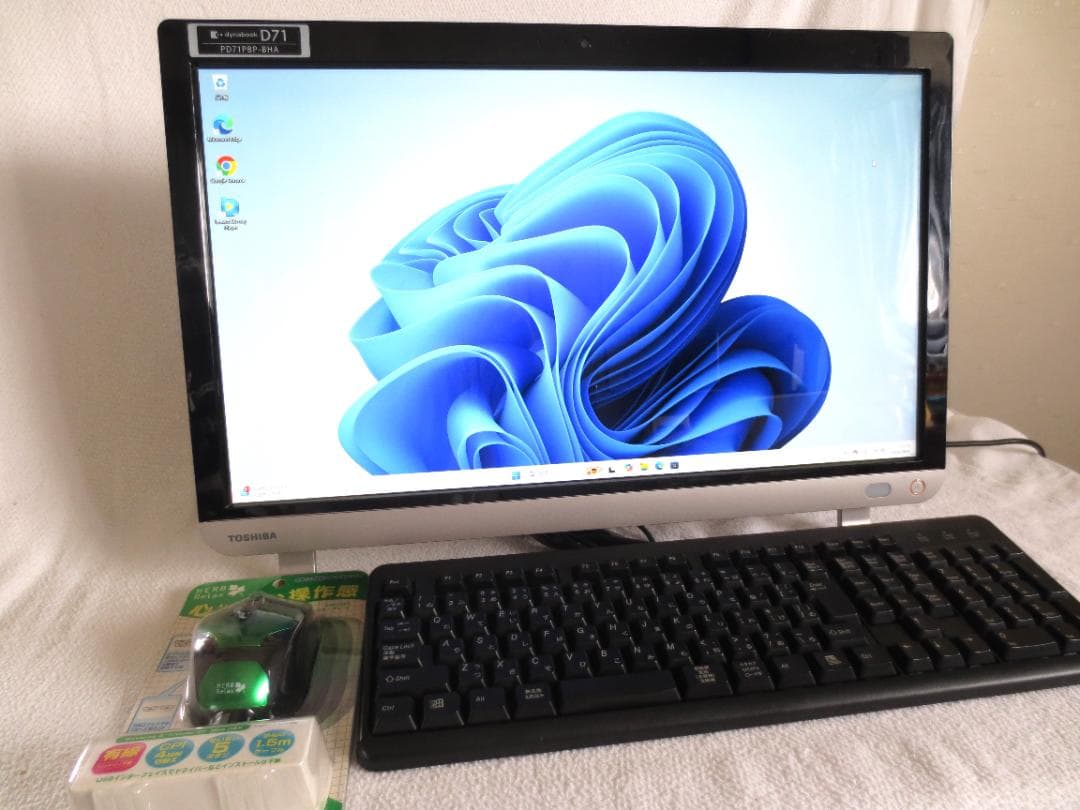 東芝 D71 21.5型Corei7新SSD512GB Blu-ra Win11