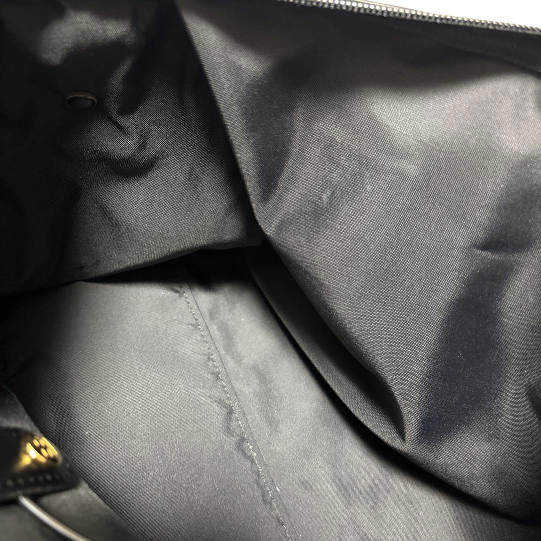 希少　BALENCIAGA ACE ブラック ボストンバッグ　ゴールド金具