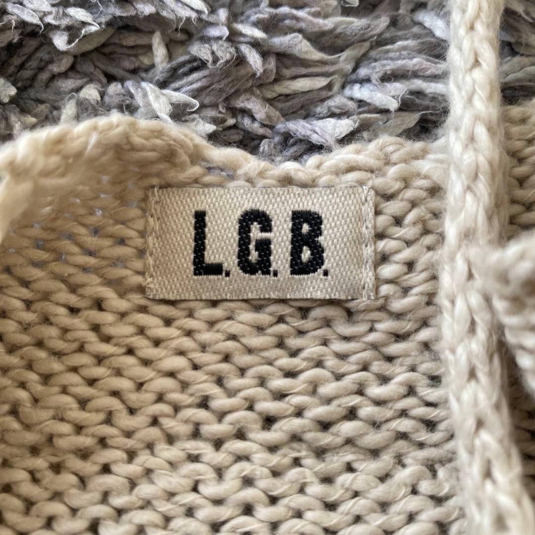 ルグランブルー L.G.B. スカルプリント ニットキャミソール