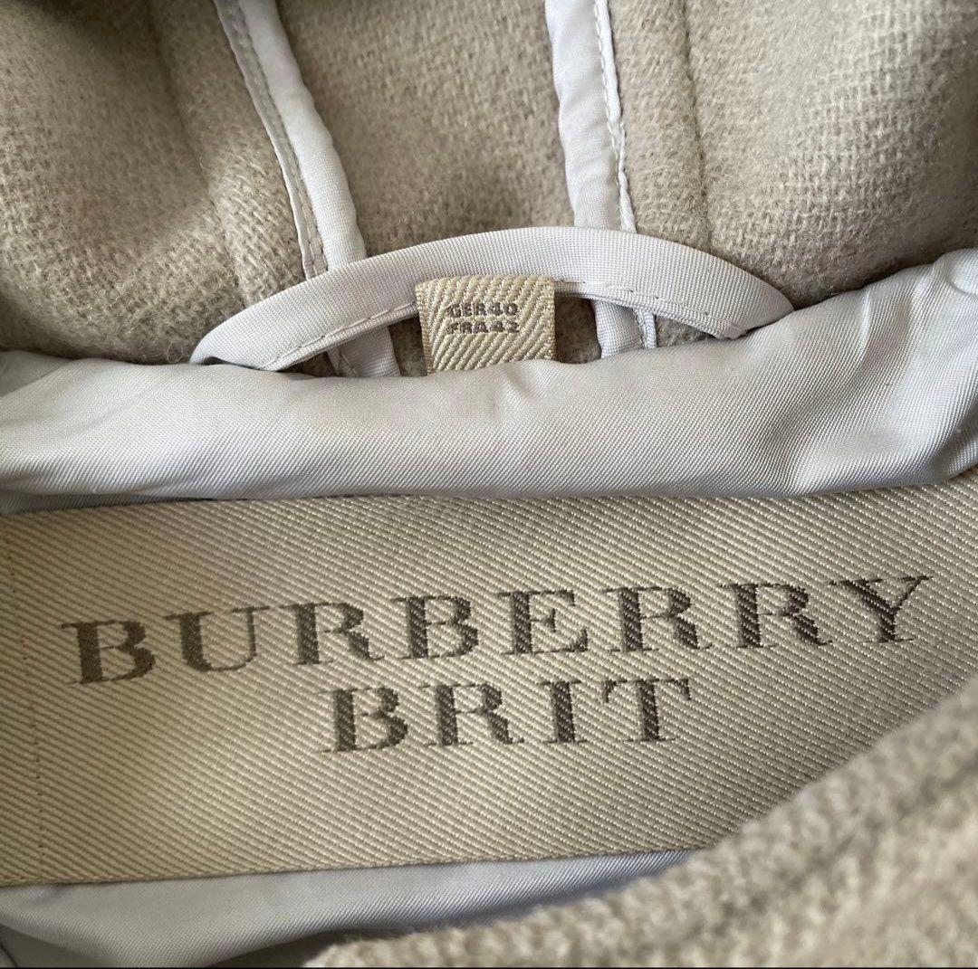 バーバリーダッフルコートグレーサイズ12