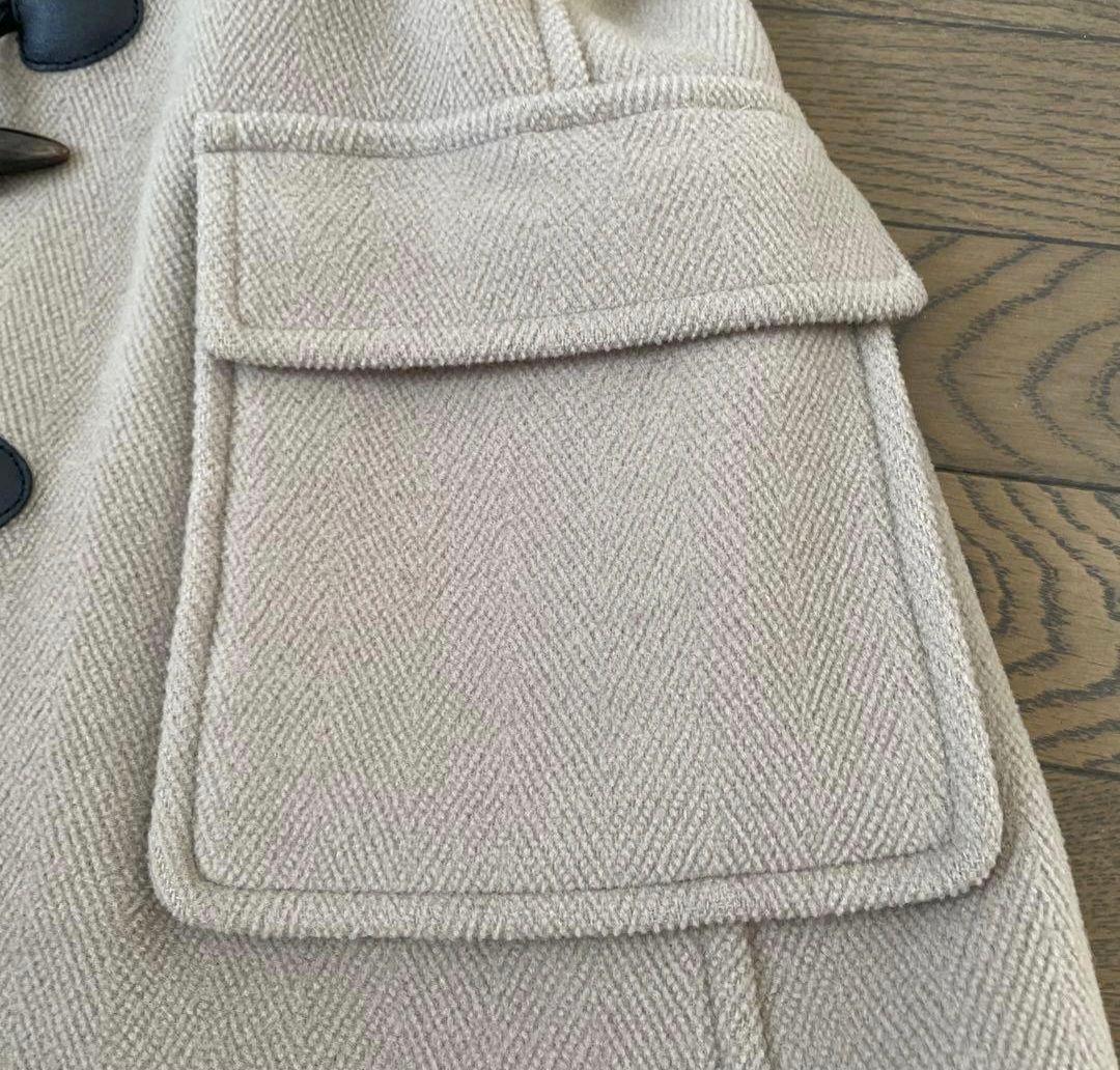 バーバリーダッフルコートグレーサイズ12