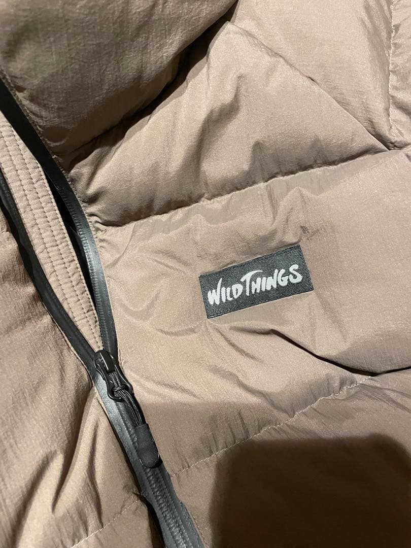 WILD THINGS ワイルドシングス　ダウンジャケット S ブラウン