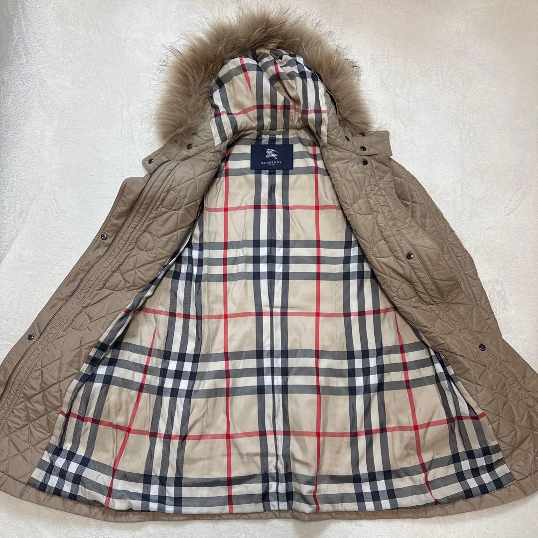 BURBERRY LONDON ダッフルコートノバチェック　L キルティング