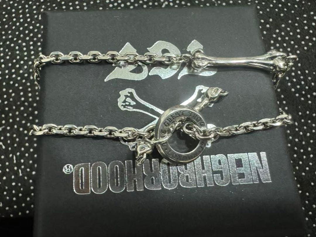 NEIGHBORHOOD × GREAT FROG シルバーブレスレット