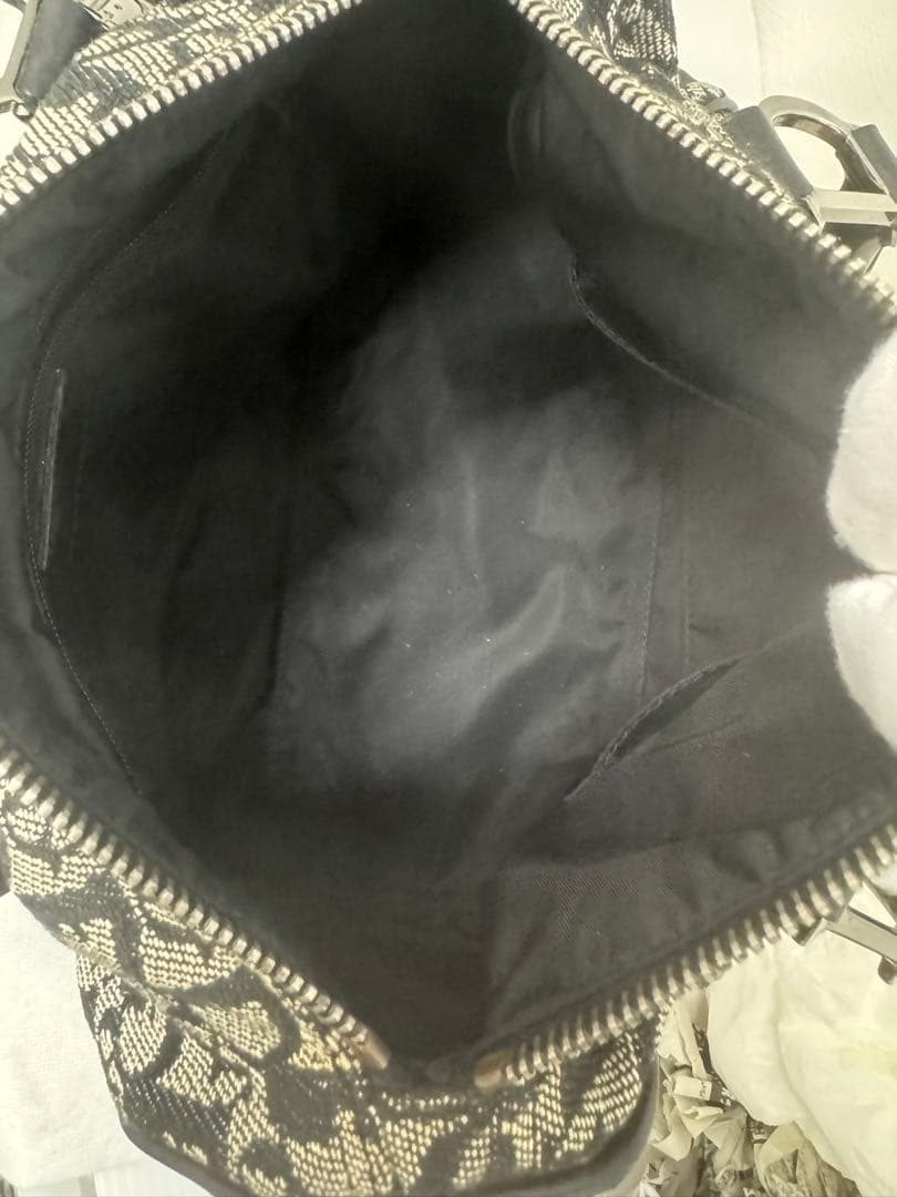 【希少】ディオール トロッター ハンドバッグ ミニボストン D金具 キャンバス