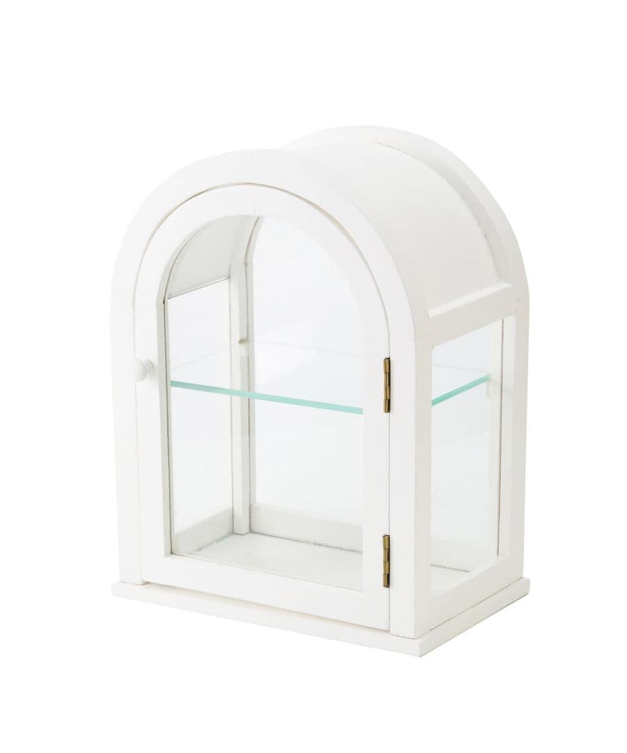 Salut! サリュ アーチ型ガラスキャビネット アンティーク インテリア