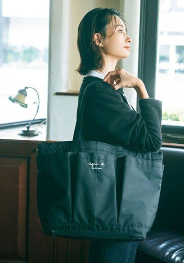 しば アニエスベー アダムエロペ コラボ マザーズバッグ 別注 4点セット