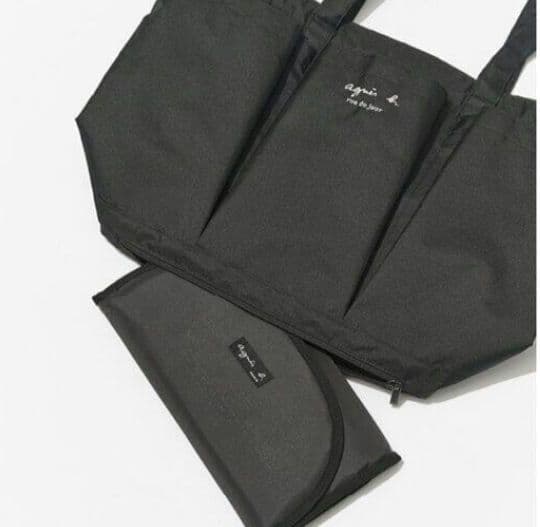 しば アニエスベー アダムエロペ コラボ マザーズバッグ 別注 4点セット