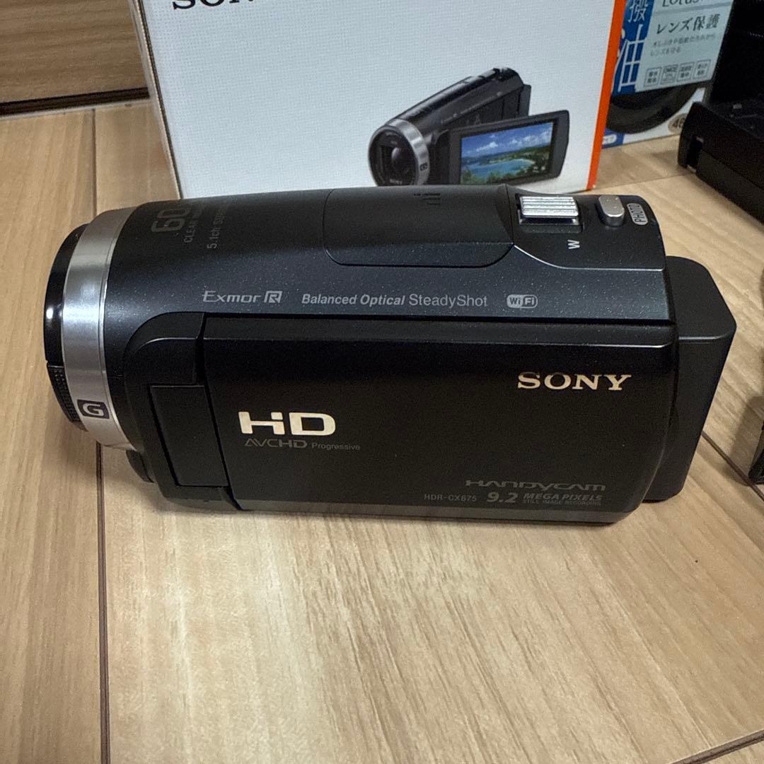 SONY ハンディカム　HDR-CX675 ビデオカメラ　32GB ブラック