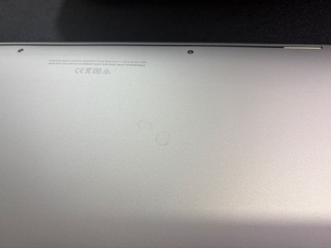 MacBook Air 2020 M1 8GB 512GBバッテリー容量85%