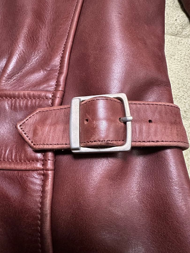 FREEDOM レザージャケット サイズ42 ブラウン