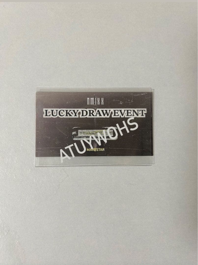 nmixx へウォン makestar 直筆サイン ラキドロ