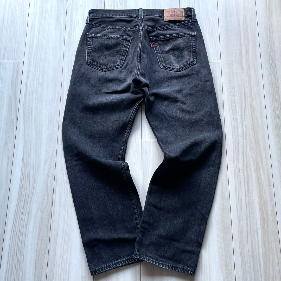 極上フェードブラック！神サイズのW34L30！90s Levi’s501 USA