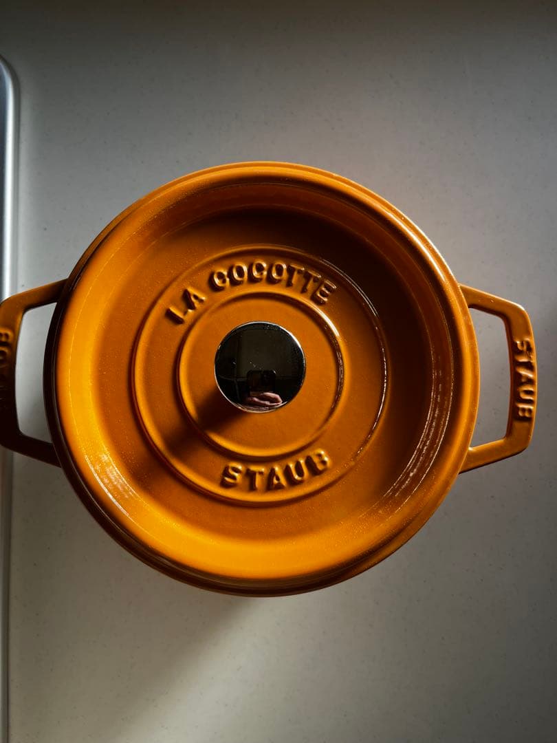 ストウブ　staubココットラウンド20cm マスタード