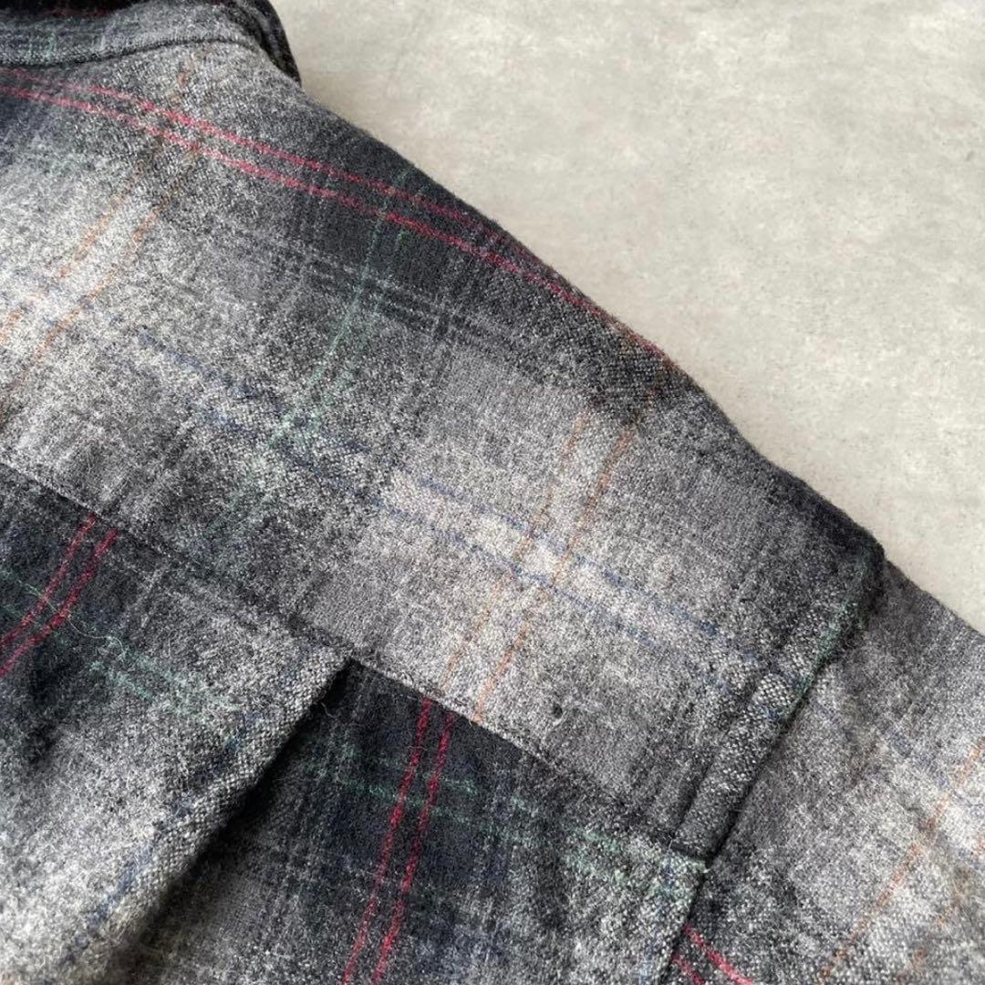 k*e様 PENDLETON ペンドルトン オープンカラーシャツ チェック Lサ