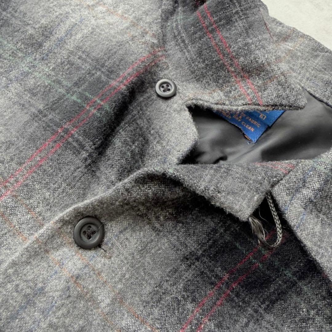 k*e様 PENDLETON ペンドルトン オープンカラーシャツ チェック Lサ