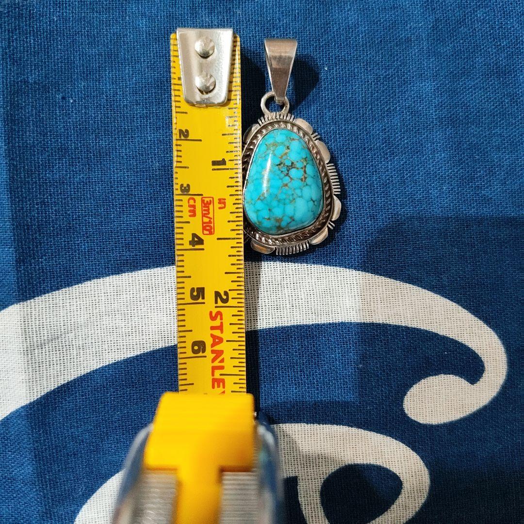 【匿名発送】ペンダントトップ　インディアンジュエリー　ターコイズ　ヴィンテージ