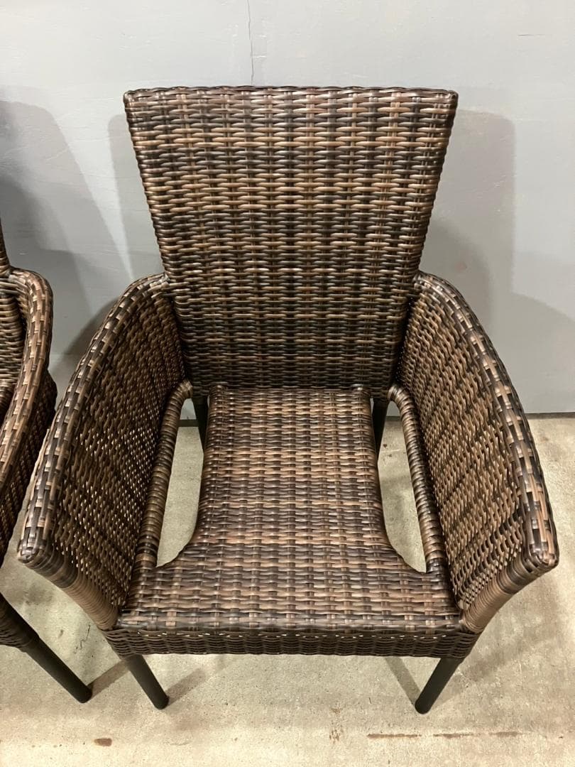 ガーデンチェア カフェチェア アームチェア チェア 2脚セット RWcha7