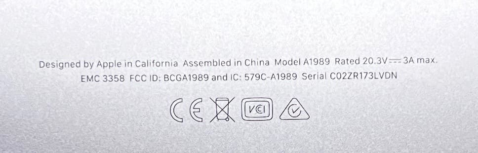 ⭐*️様 Apple MacBook Pro A1989 2018年モデル