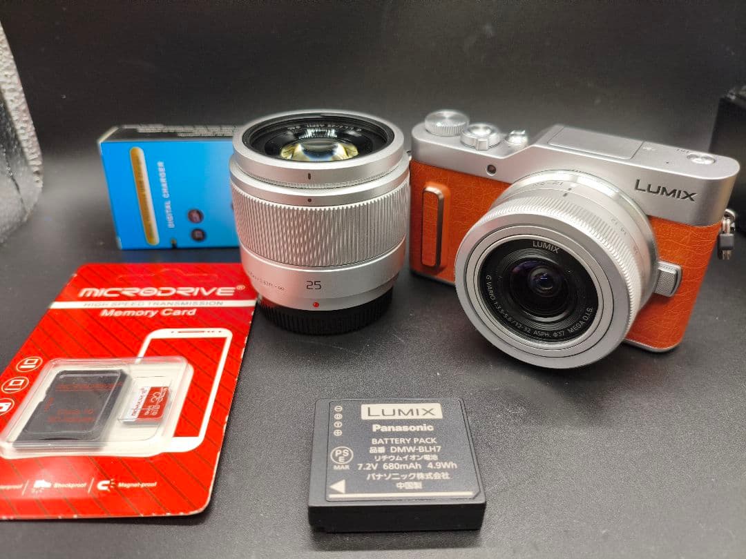 ほぼ未使用 DC-GF10 LUMIX レンズセット オレンジ