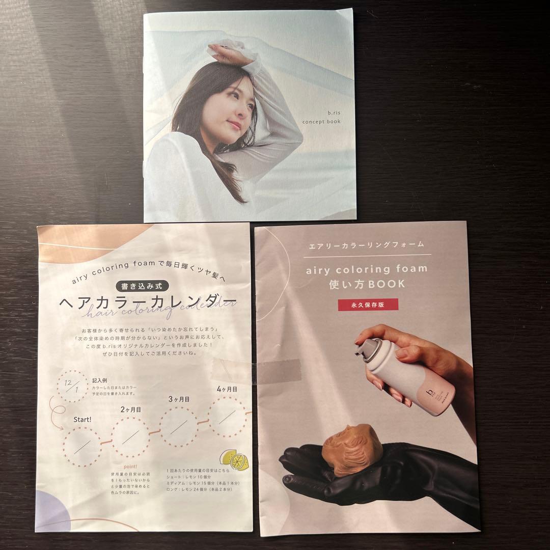 黒猫ビーリス　エアリーカラーリングフォーム ブラック80g×4本