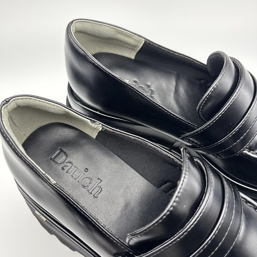 美品 プラットフォームローファー XLサイズ 革靴　Darich