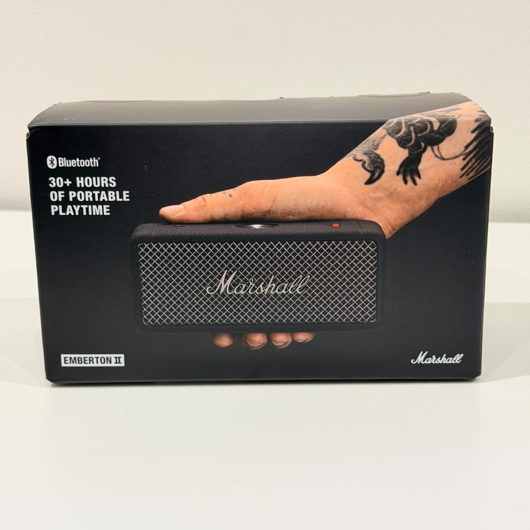 【値下】【美品】Marshall EmbertonⅡ ブラック&スチール