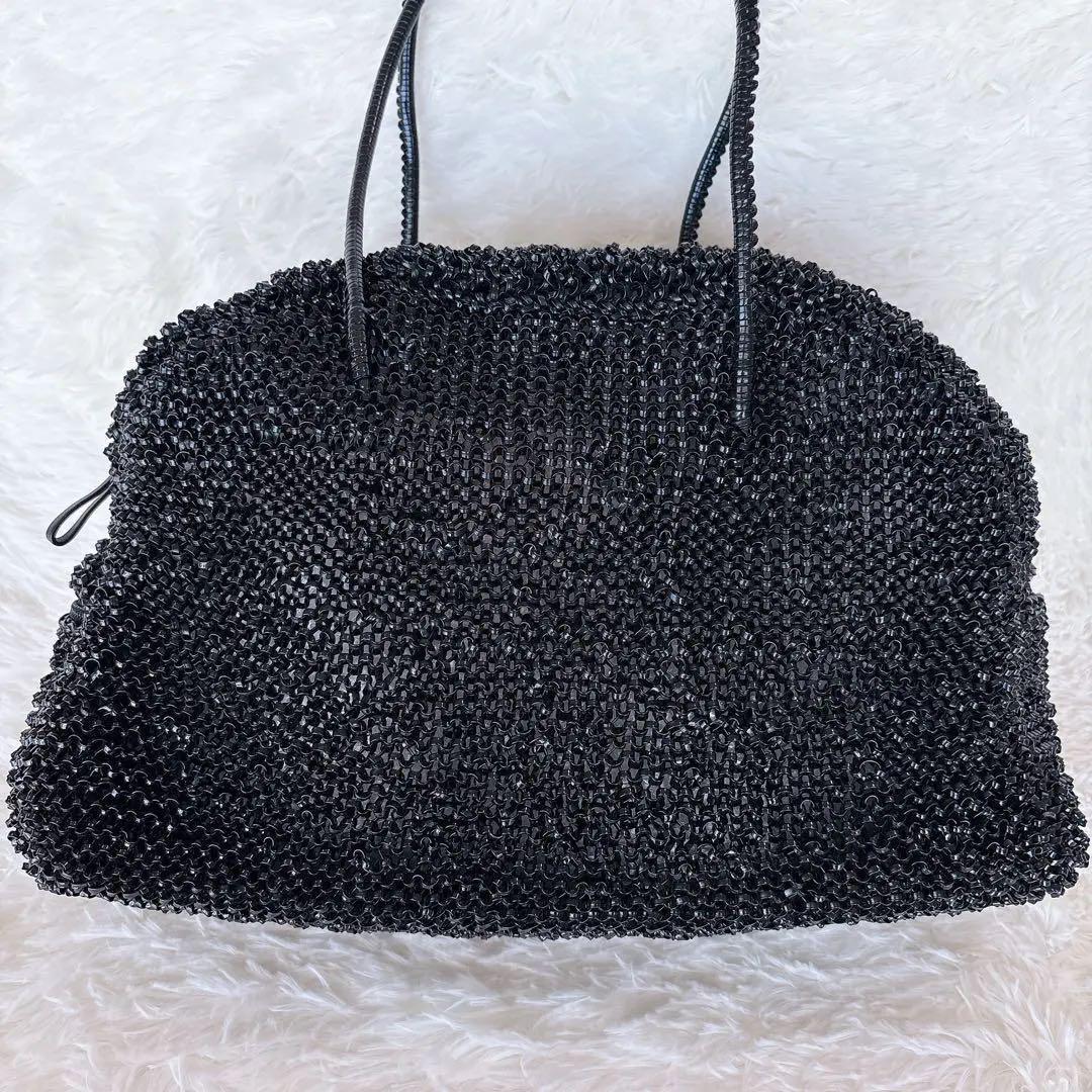 アンテプリマ　スカル　ドクロ　ワイヤーバッグ　ブラック　ユニセックス　個性的