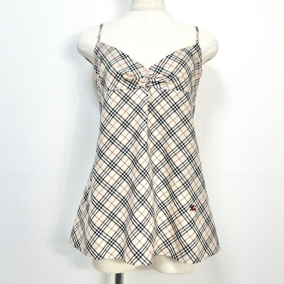y2k❤️ BURBERRY BLUE LABEL ノバチェック キャミチュニック