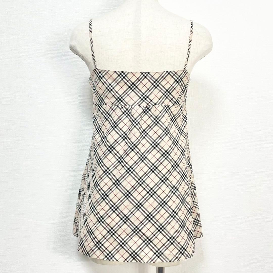 y2k❤️ BURBERRY BLUE LABEL ノバチェック キャミチュニック