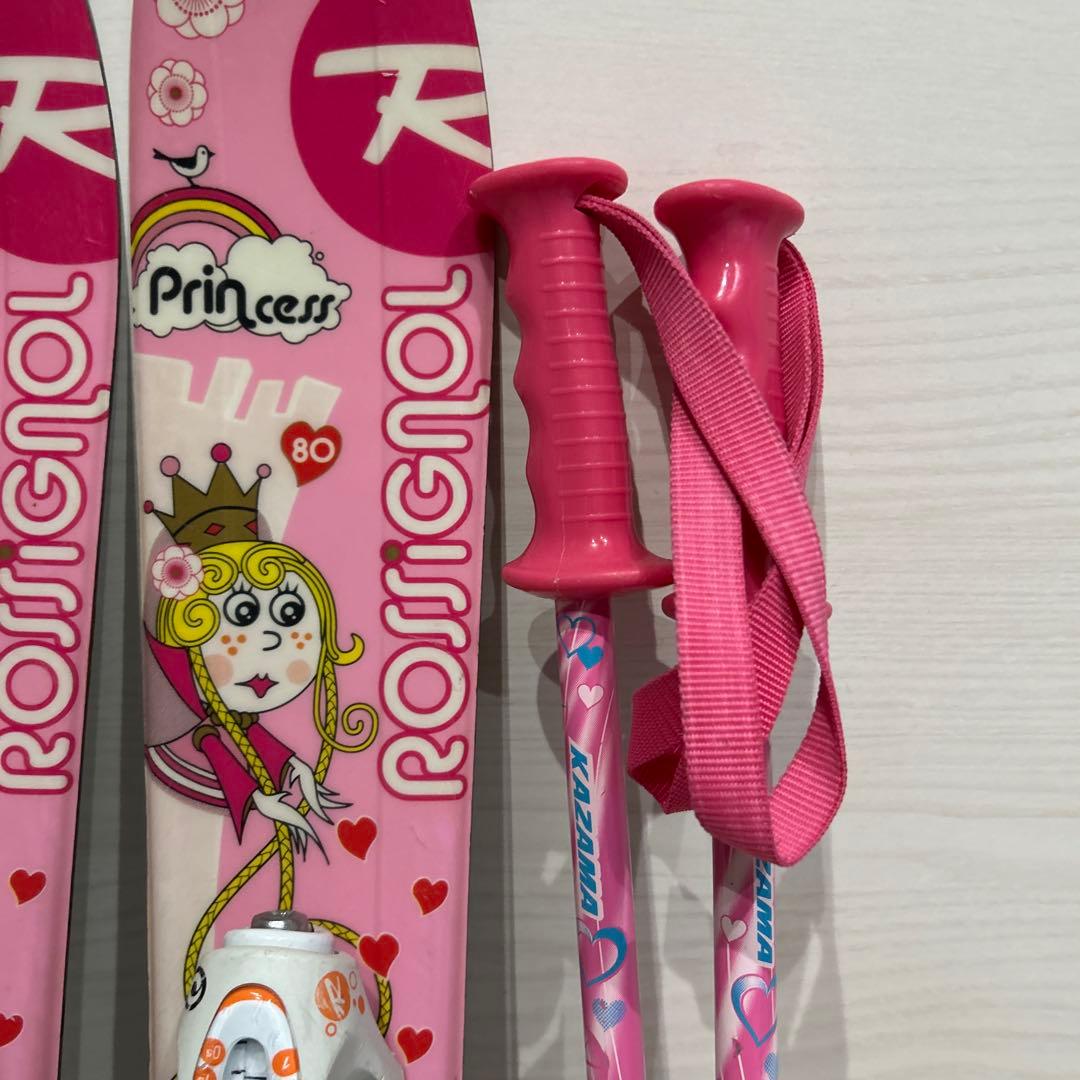 Rossignol Princess スキー板 ピンク　80cm