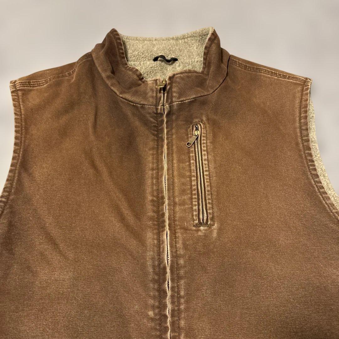 carhartt ダックベスト　ブラウン　XL