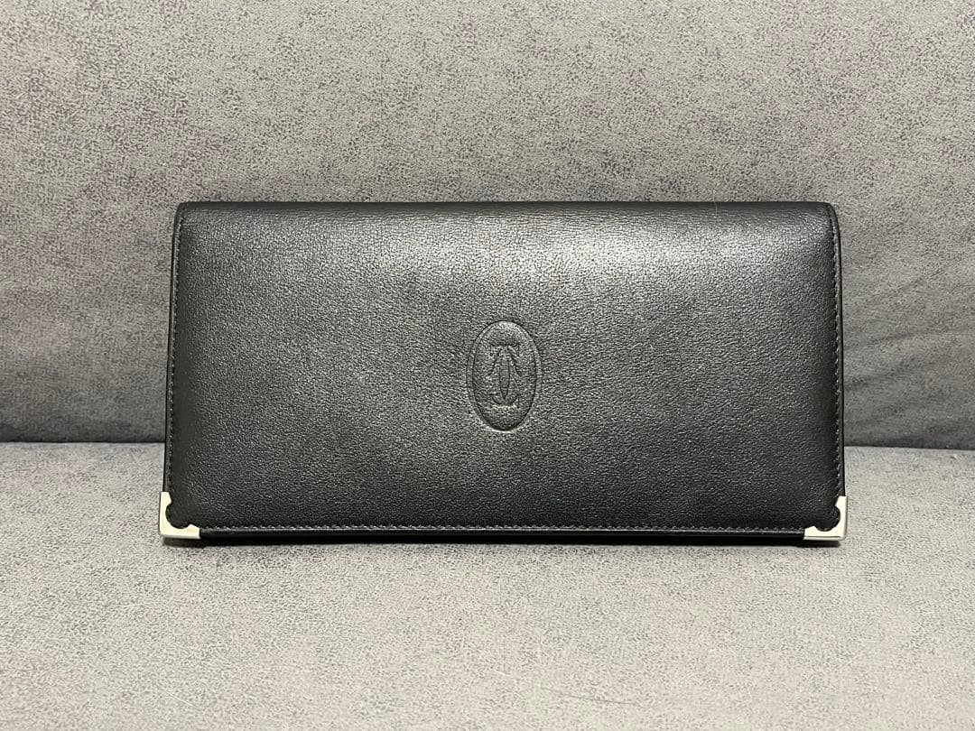 【新品・未使用】Cartier ブラック 長財布